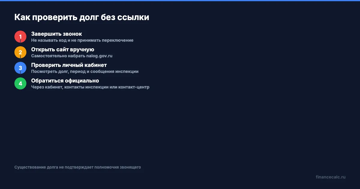Как безопасно проверить долг