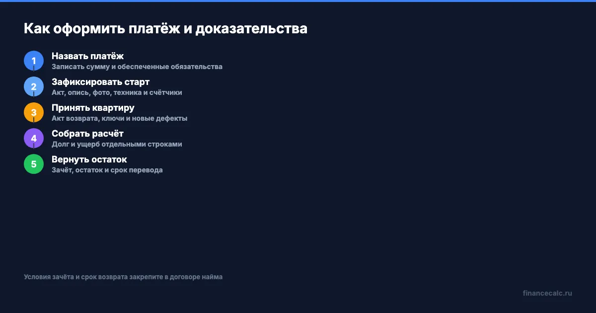 Как оформить обеспечительный платёж