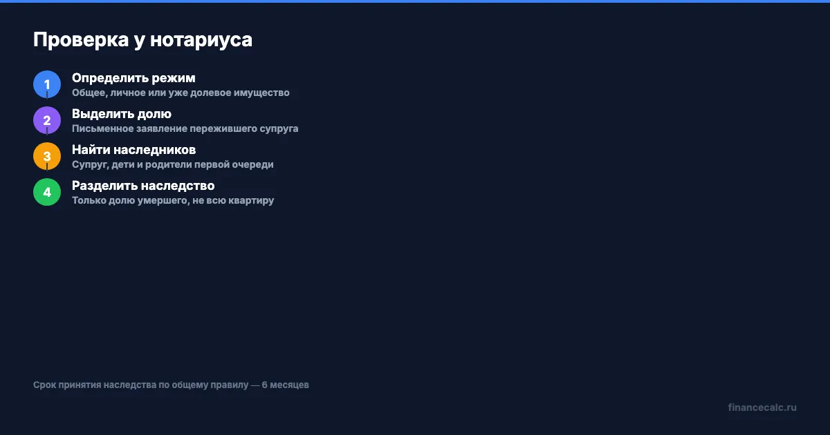 Как проверить супружескую долю у нотариуса