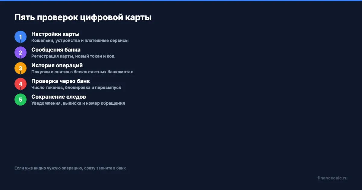 Пять проверок платёжных токенов