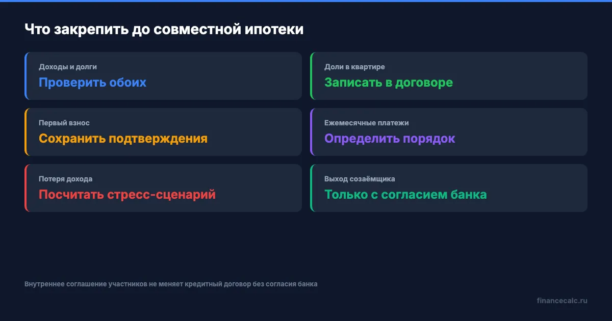 Что закрепить до совместной ипотеки
