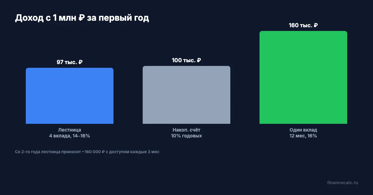 Доход с 1 млн ₽ за первый год