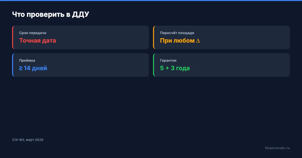 Что проверить в ДДУ — ключевые пункты