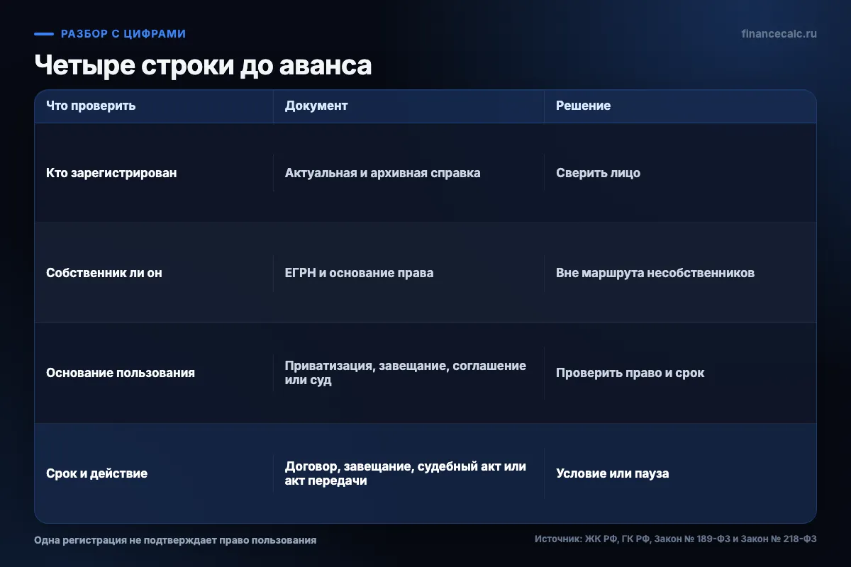 Четыре строки до аванса