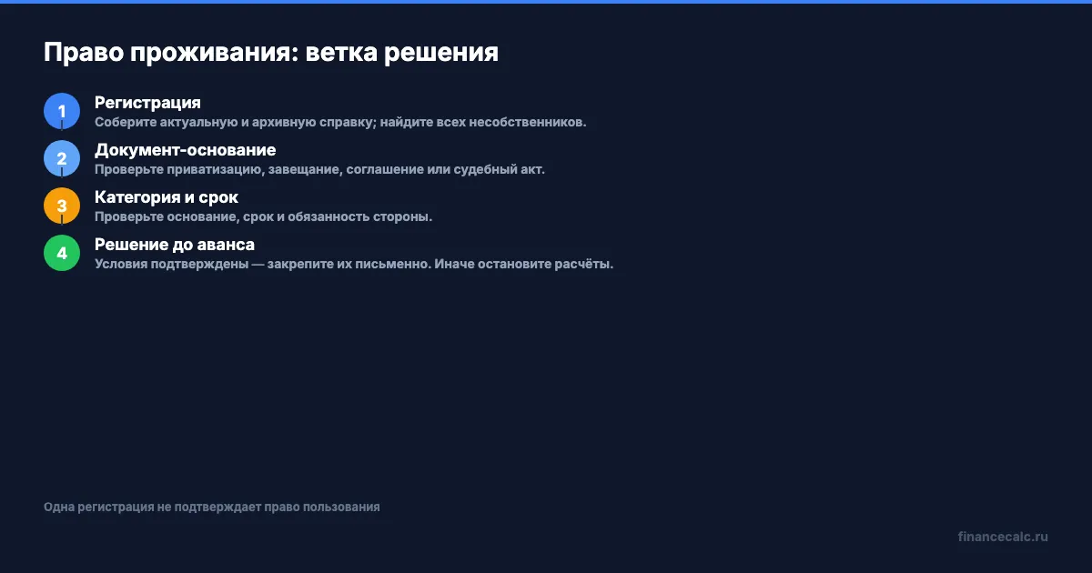 Схема проверки права пользования