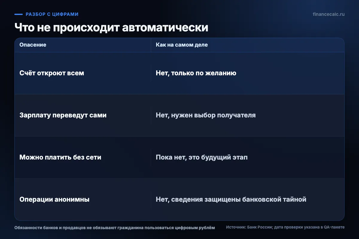 Мифы и факты о цифровом рубле