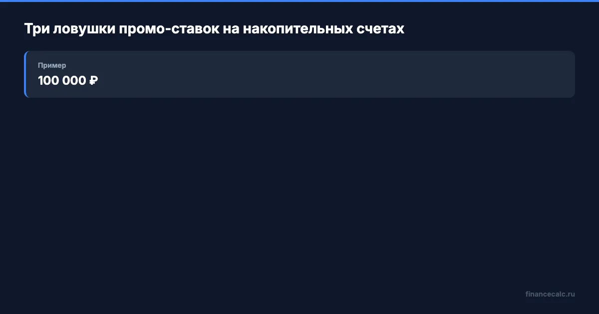 Ловушки промо-ставок: три условия, которые банки прячут в мелком шрифте