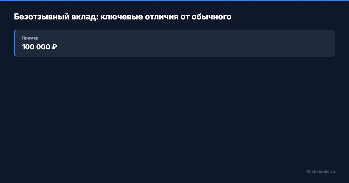 Условия для безотзывного вклада: кому подходит