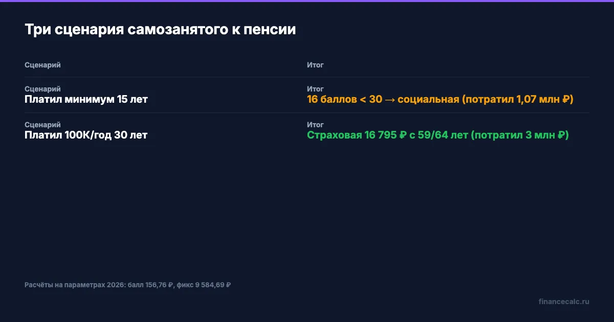 Три сценария самозанятого: что даёт каждый
