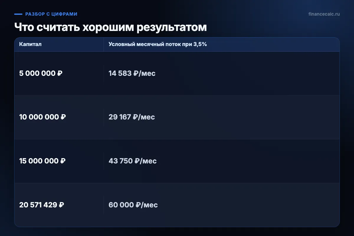 Что считать хорошим результатом