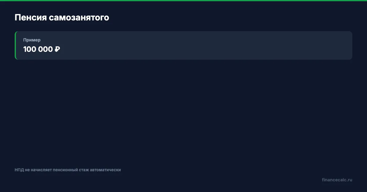 Добровольный взнос самозанятого