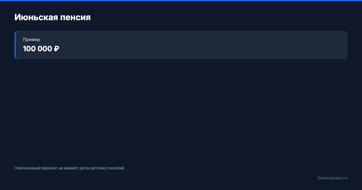 Пенсия за 12-14 июня придет до 11-го