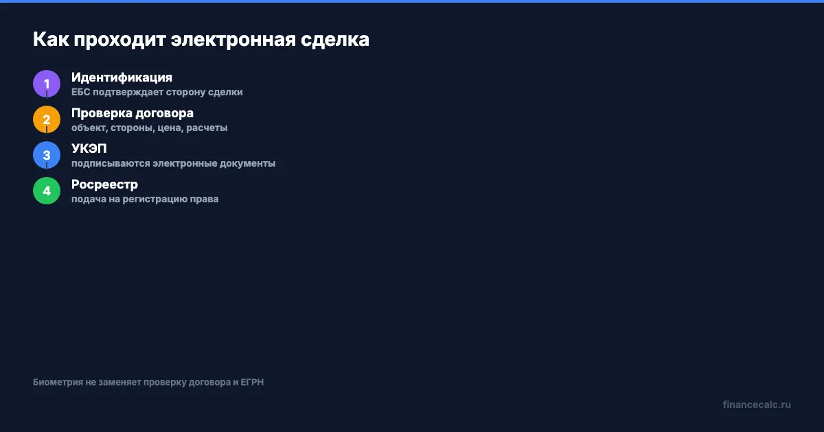 Как проходит электронная сделка