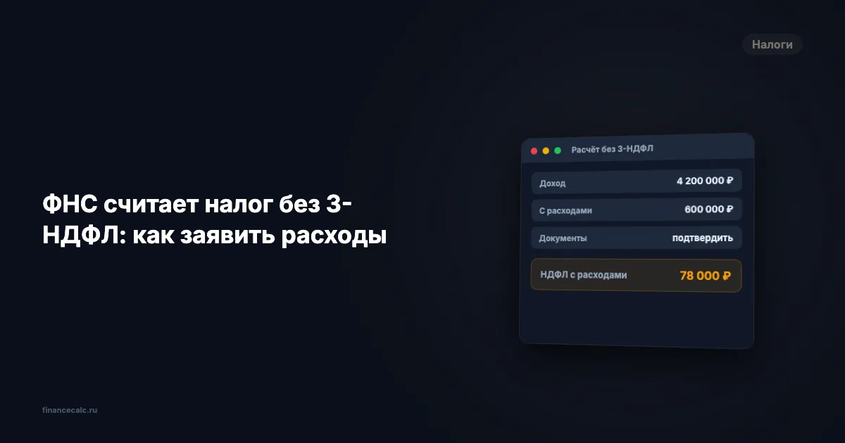 Продал квартиру без 3-НДФЛ 2026: почему ФНС насчитает 432 000 ₽, а не 78 000 ₽