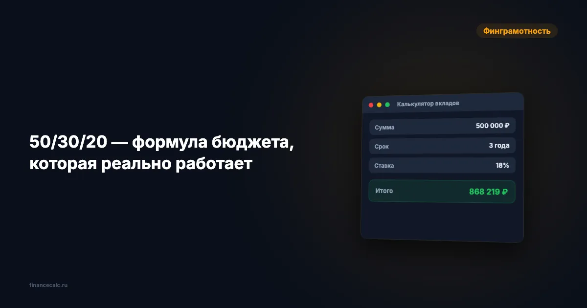 Сколько вы теряете без бюджета каждый месяц? Считаем вместе