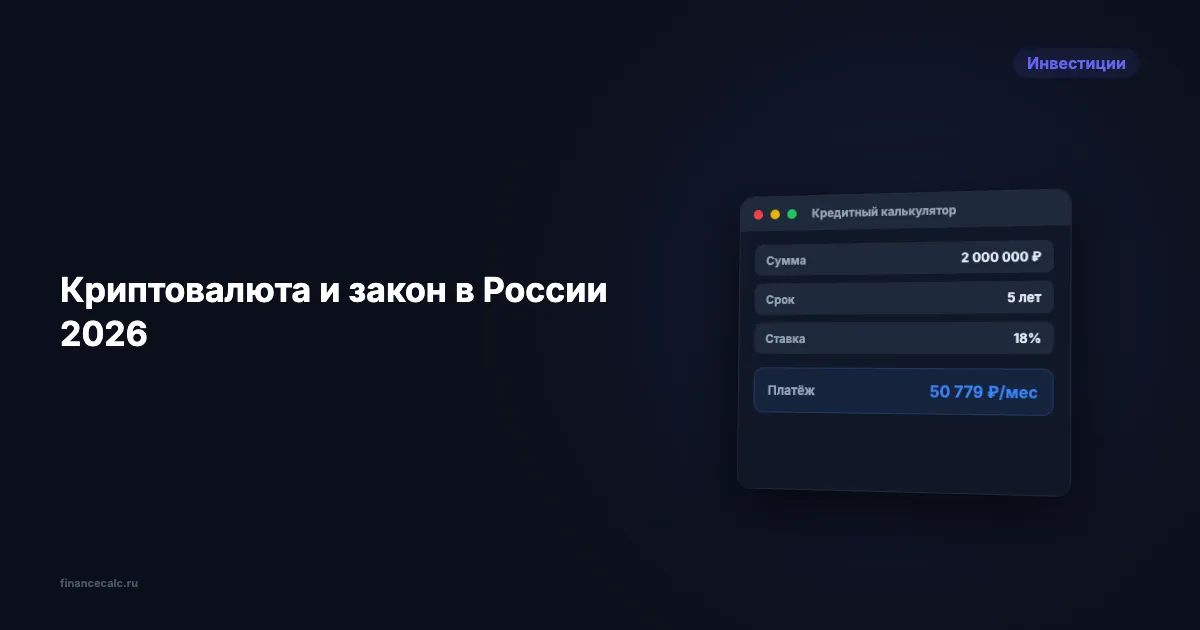 Криптовалюта в России 2026: легально ли, сколько можно заработать и какие налоги