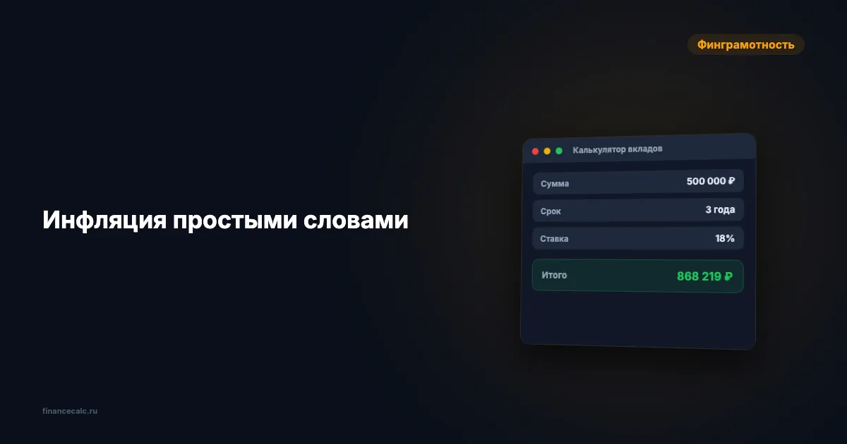 Инфляция простыми словами: что это и как защитить деньги