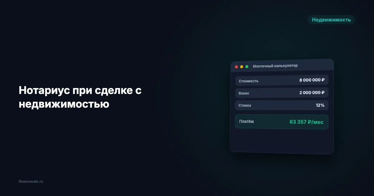 В 2026 изменились правила нотариальных сделок: 15 000 ₽ — вот что это значит для вас