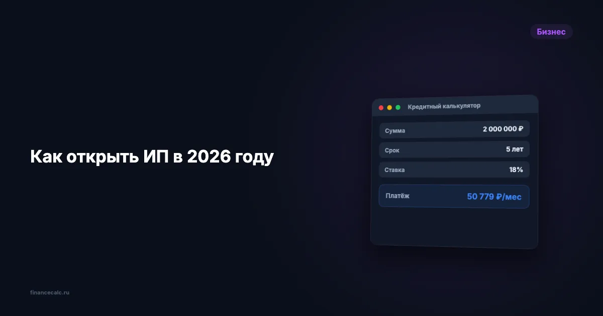 ИП за 1 день: регистрация в 2026 без визита в налоговую — пошаговая инструкция