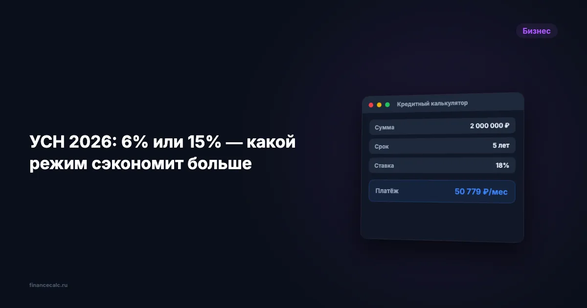 Почему никто не говорит про ловушку выбора УСН — разница до 180 000 ₽ в год