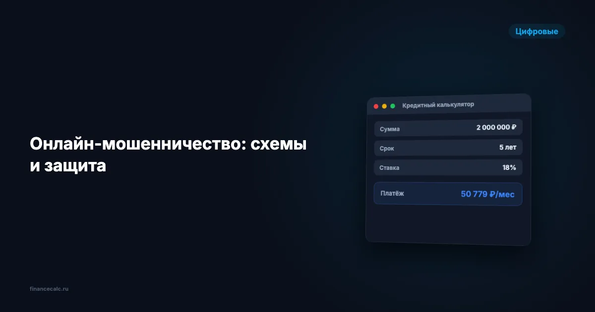 Онлайн-мошенничество: популярные схемы 2026