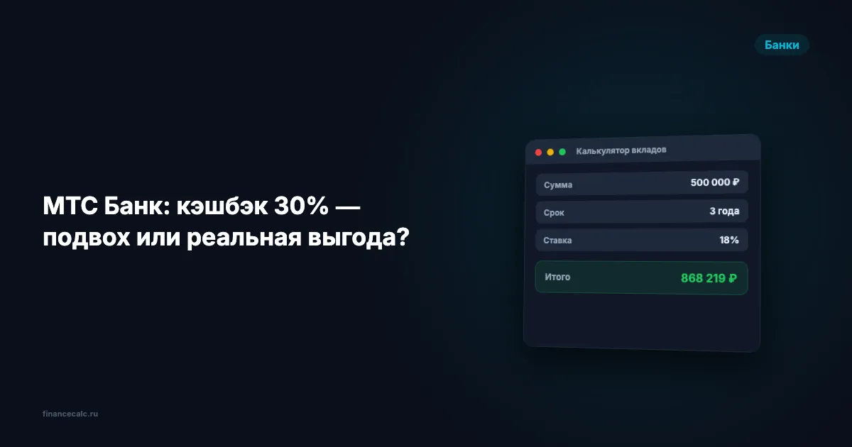 Как пользоваться МТС Банком и сэкономить 12 000 ₽ в год на кэшбэке