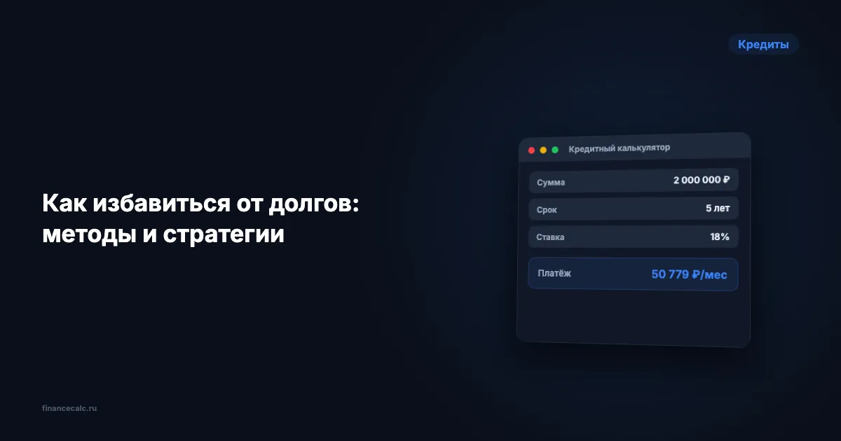 5 способов вылезти из долгов, о которых не расскажут в банке