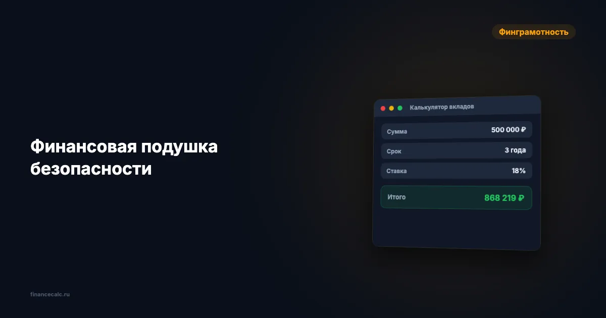 63% россиян без подушки: сколько нужно отложить, чтобы не попасть в долговую яму