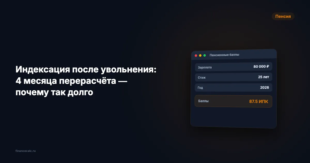 Индексация после увольнения: 4 месяца до доплаты — почему так долго