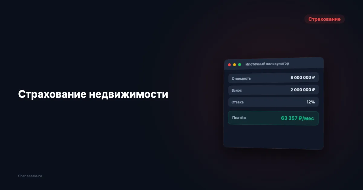 Страхование недвижимости: виды, стоимость и когда обязательно