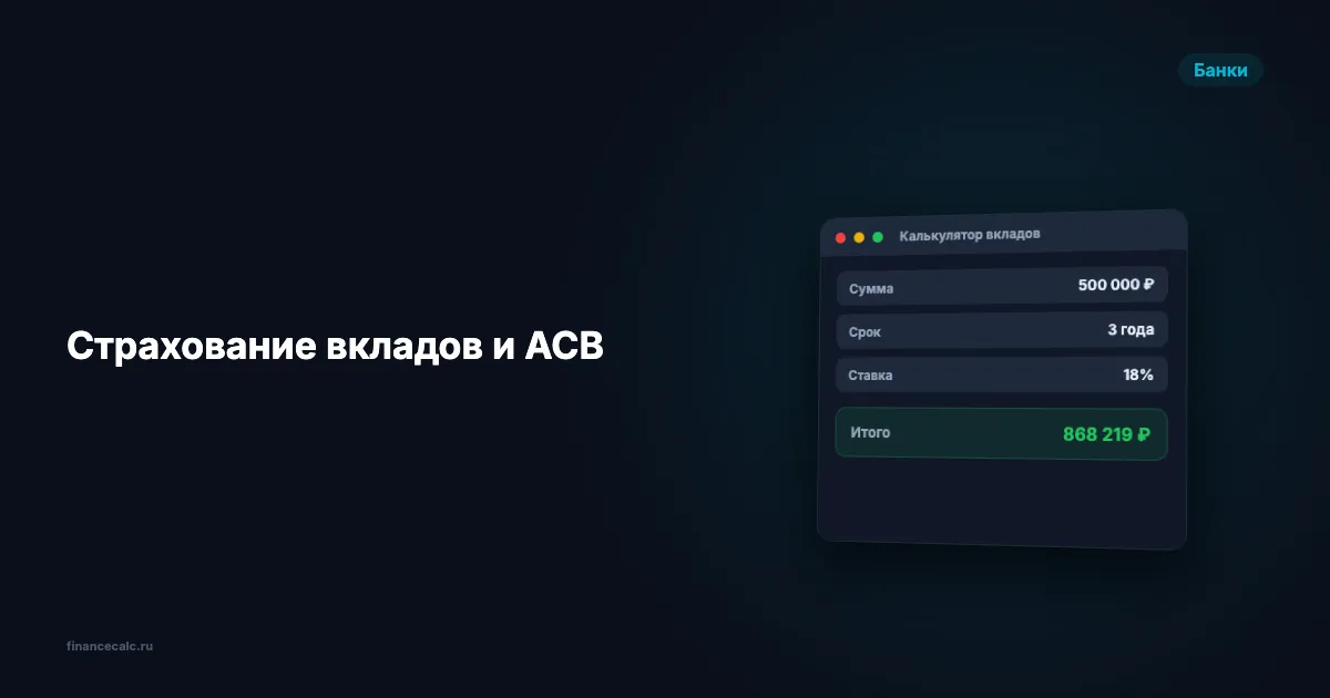 Страхование вкладов и АСВ: как защитить свои деньги