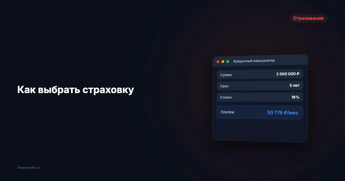Как выбрать страховку: критерии и стоимость