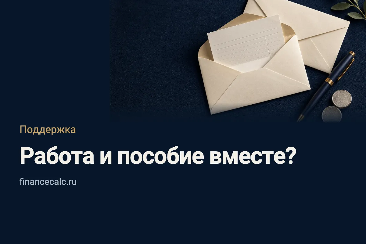 Вышли на работу до полутора лет ребёнка: что будет с пособием