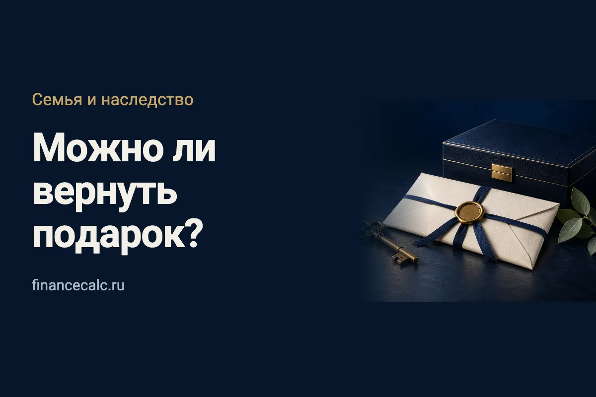 Подарили квартиру сыну: когда дарение можно отменить