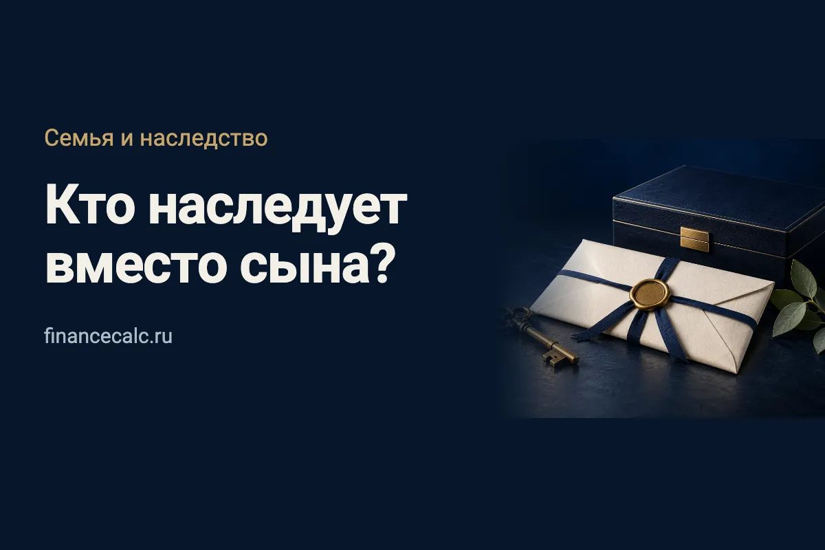Сын умер раньше матери: кто получит его часть наследства