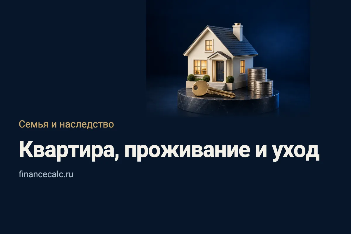 Нужны проживание и уход после передачи квартиры: дарение или рента?