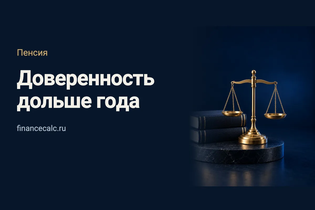 Пенсия по доверенности дольше года: что подтверждать ежегодно