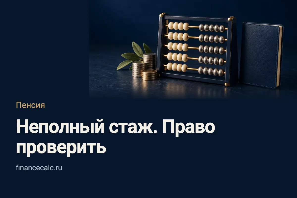 Неполный стаж по Списку № 1: как проверить возраст досрочной пенсии