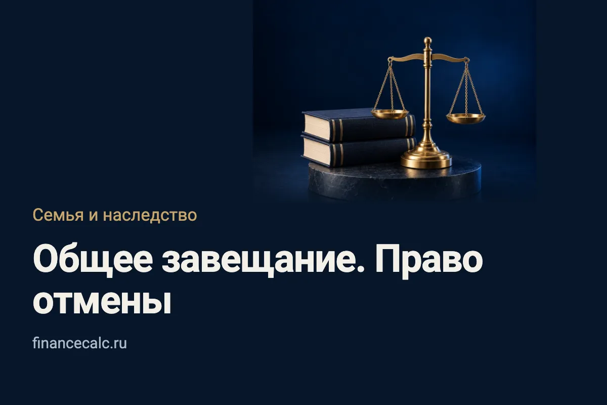 Совместное завещание супругов: кто может его отменить и как узнает второй