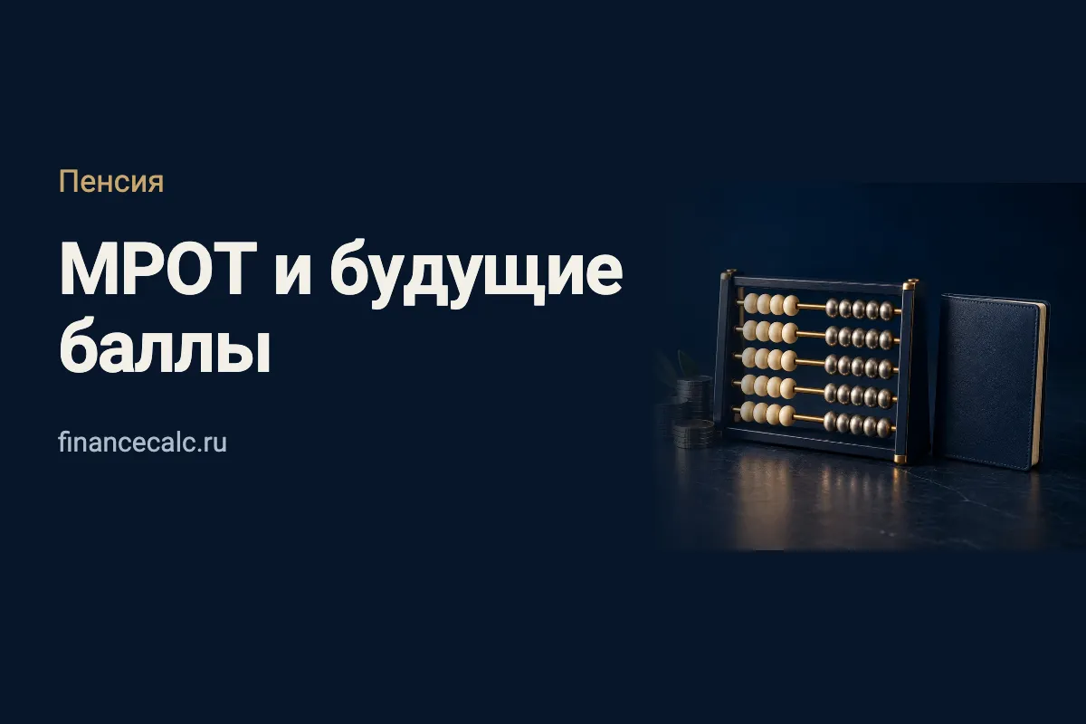 Зарплата на уровне МРОТ: сколько пенсионных баллов даёт год работы