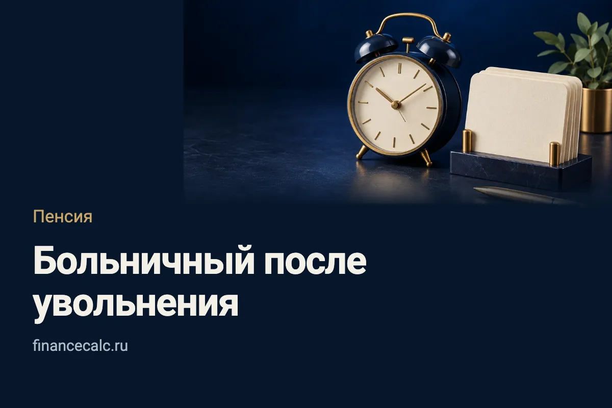 Заболели после увольнения: что меняется в оплате больничного пенсионеру