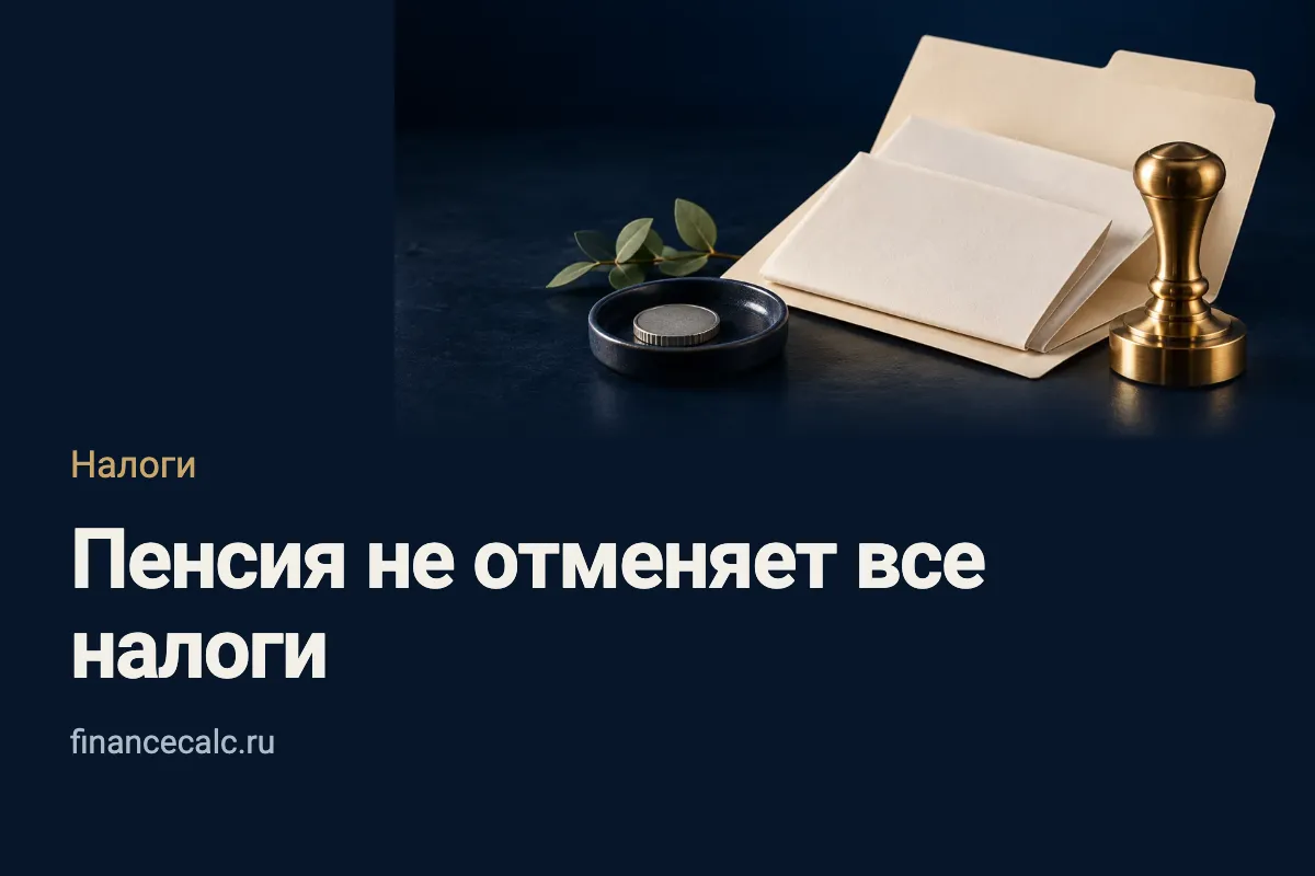 Налоги пенсионера: что проверить в уведомлении по дому, земле и вкладу